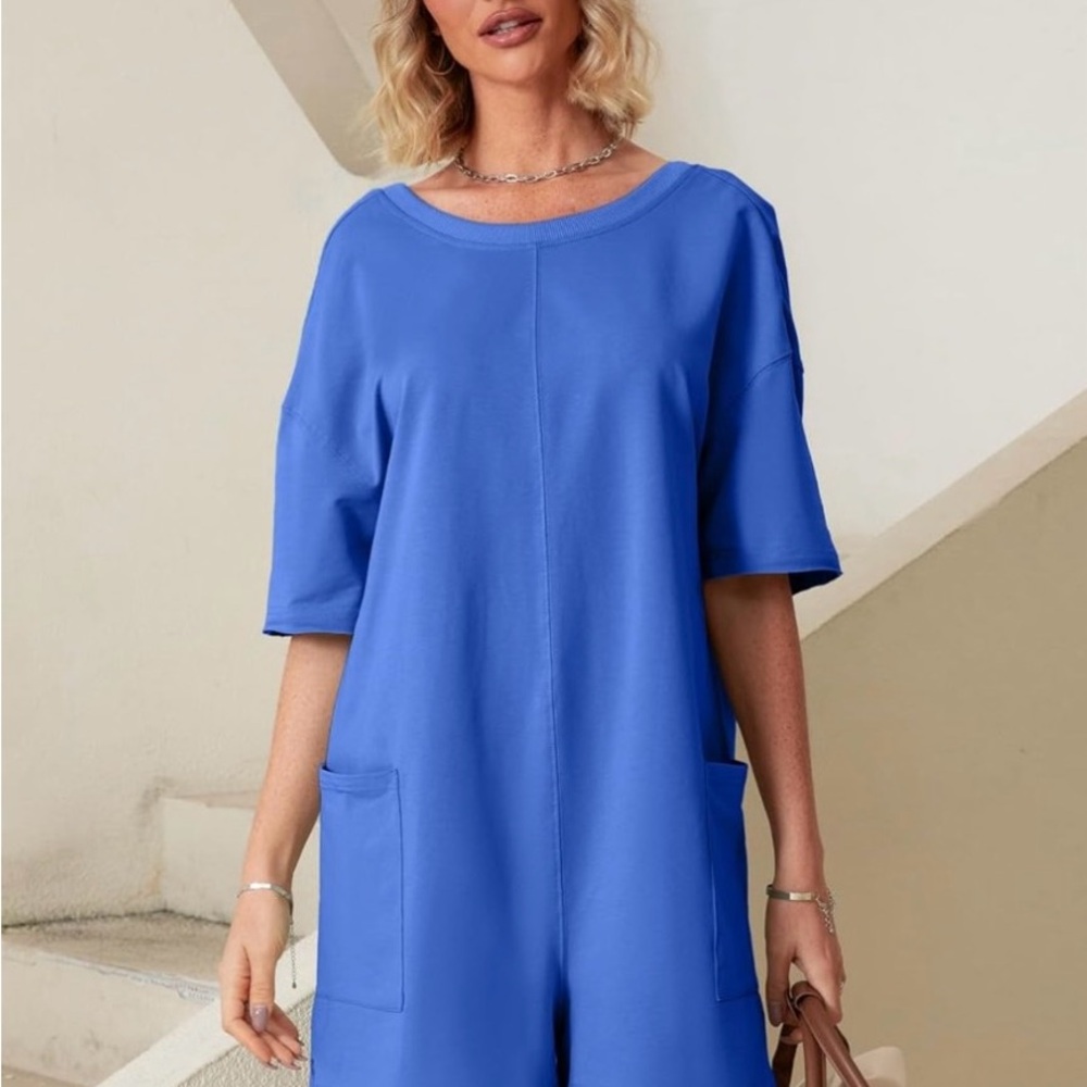 Women's Blue Jumpsuit